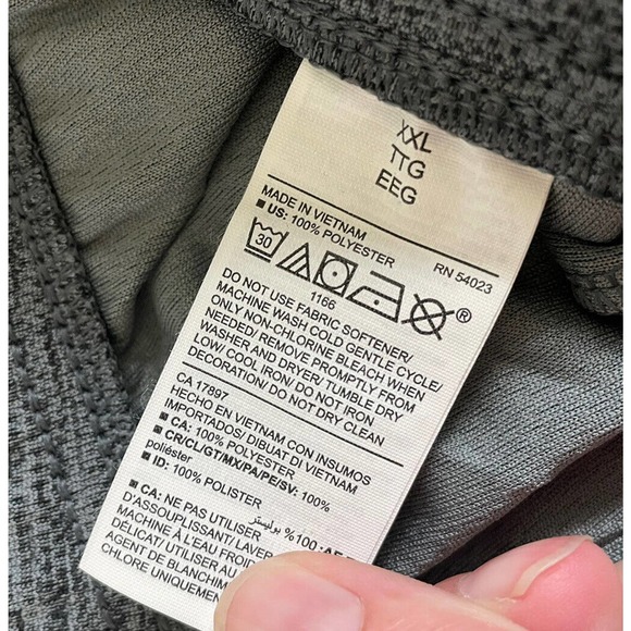 Old Navy Active Mens XXL Athletic Pants Gray Pockets Breathable Straight NWT P6 - Picture 8 of 12